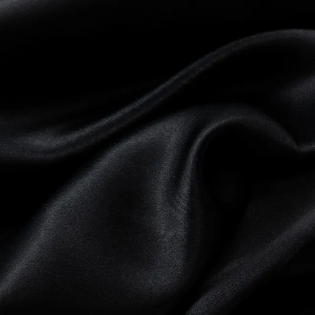 Silk Heaven 2x Zijden Kussensloop 50x60cm Zwart Ritssluiting 19 Momme - Kussensloop set - Luxe Silk Kussensloop 100% moerbei zijde - Zijde kussensloop - Silk Heaven - 50x60cm / Ritssluiting