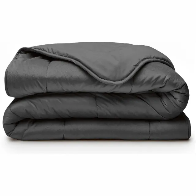 Sleeptime 2 in 1 Velvet Dekbed zonder Overtrek Dekbed - 240 x 200 - Antraciet