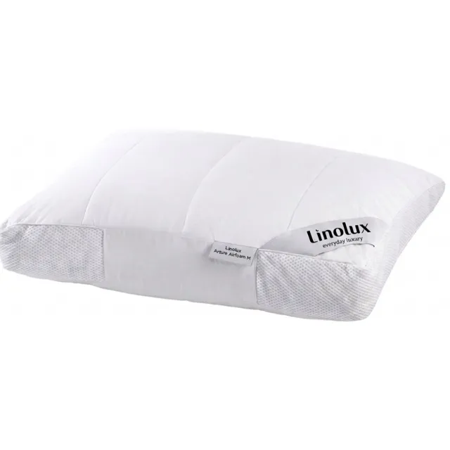 Linolux Arture Airfoam Medium Hoofdkussen - 60x70 Wit