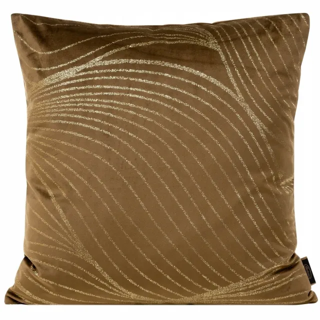 Eurofirany Velvet Kussensloop Blink 18 Bruin - Zachte Slaapkamer Textiel