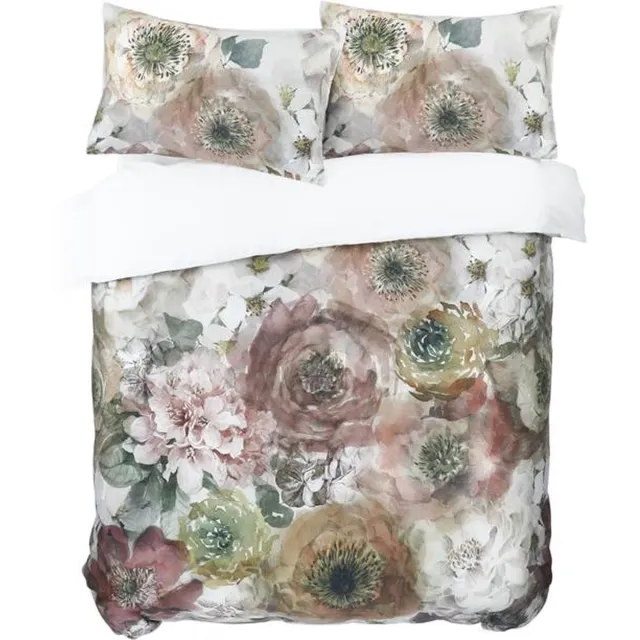 M.M Linen Arlette Dekbedovertrek - Lits-jumeaux - 240x200/220 cm - Multi