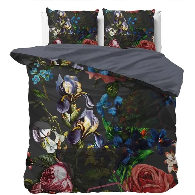 Sleeptime Essentials Sleeptime Zina dekbedovertrekset - 2 kussenslopen Meerkleurig, Antraciet