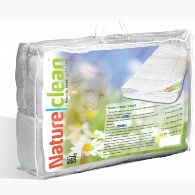 Zydante Mono Dekbed - Zomerdekbed - Luchtig en Koel - Nature Clean - Hypoallergeen en Antihuisstofmijt - 220x140 (2) Wit