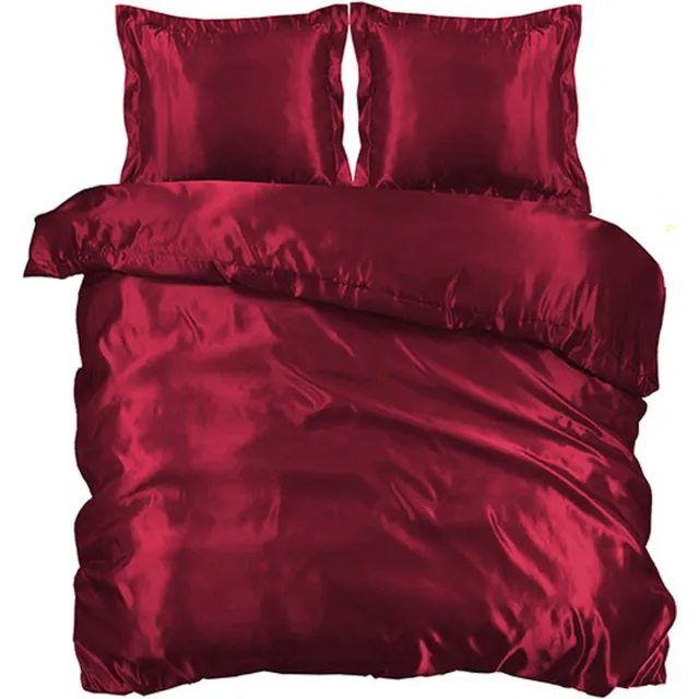 Beauty Silk Dekbedovertrek Satijn - Rood - 140x200/220