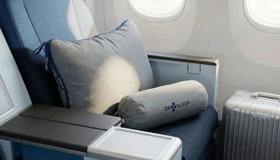 Zipsleep reiskussen grijs, foto 4
