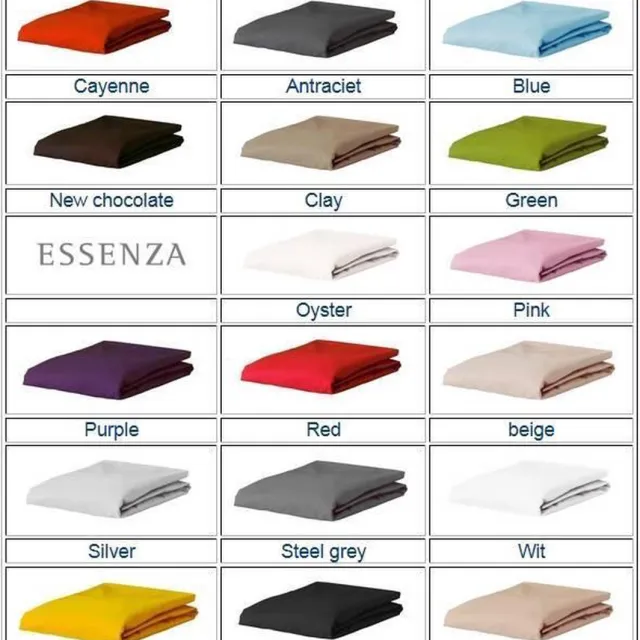 Essenza Tweepersoons Hoeslaken Perkal 140x200 - Chocolate
