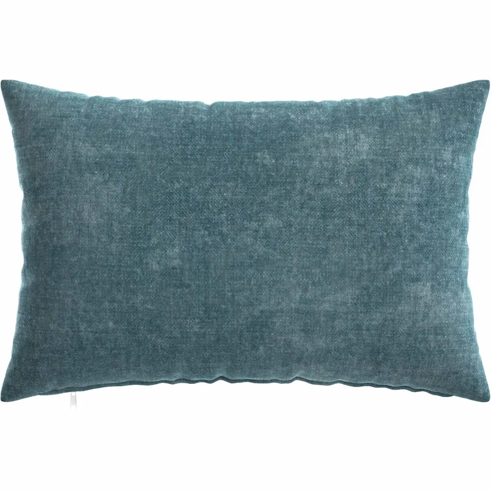 vidaXL Kussensloop 2 st HEERLEN Blauw 50 x 75 cm Chenille Stof