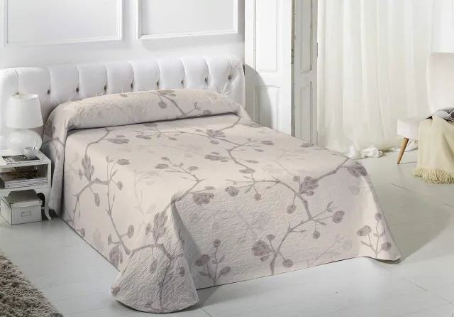 Ibenzoa Lichte en elegante sprei voor comfort in zomer en lenteperiodes Beige