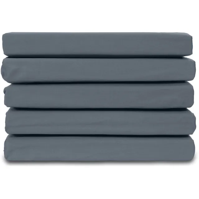 Ten Cate Hoeslaken - Hoeslaken 90x200 - Katoensatijn - Hoeslakens - Geschikt voor boxspring en matras - Hoekhoogte 35cm - Elastiek Rondom - Strijkvrij - Donkerblauw