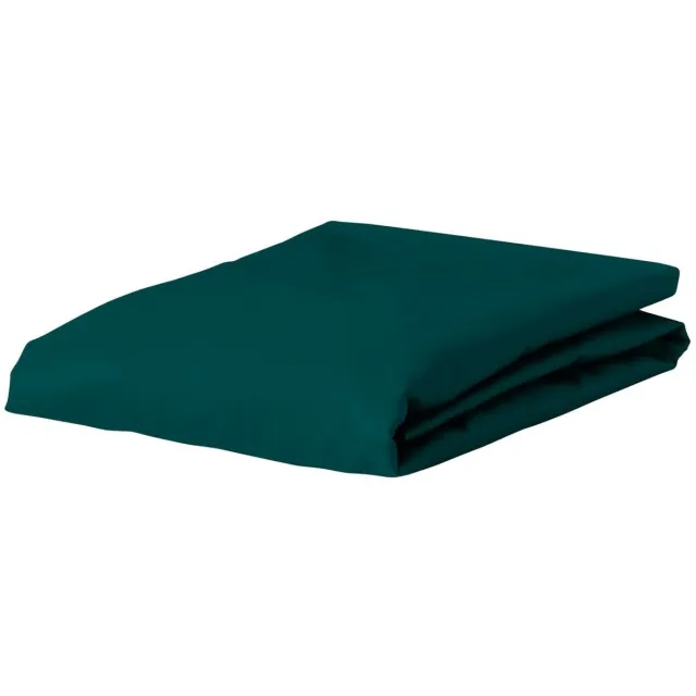 Essenza Satin Hoeslaken Petrol - 90x200