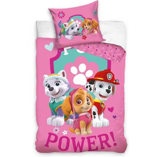 PAW Patrol Dekbedovertrek - Eenpersoons - 140x200 cm - Roze