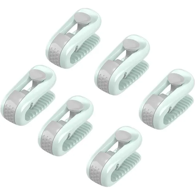 YONO Dekbedclips met Opbergbox – Klemmen – Knijpers – Dekbed Clips 6 Stuks – Lichtgroen