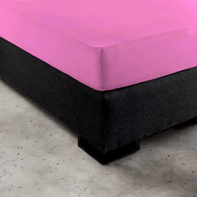 Arie's Bedding Aries Bedding hoeslaken katoen roze 90x200