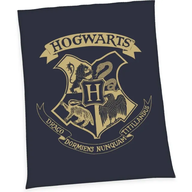 Harry Potter Herding Harry Potter - Hogwarts 150 x 200 cm Plaid - Zwart
