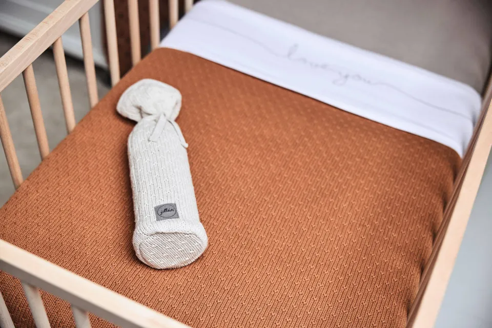 Jollein jersey baby ledikant hoeslaken 60x120cm nougat beige, foto 5