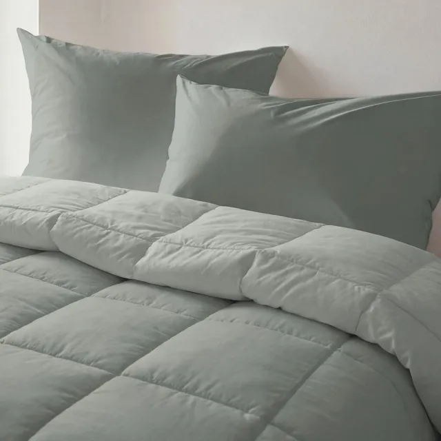 BYRKLUND Dekbed zonder overtrek Wash & Rest - 200x200 - 100% Polyester - Groen