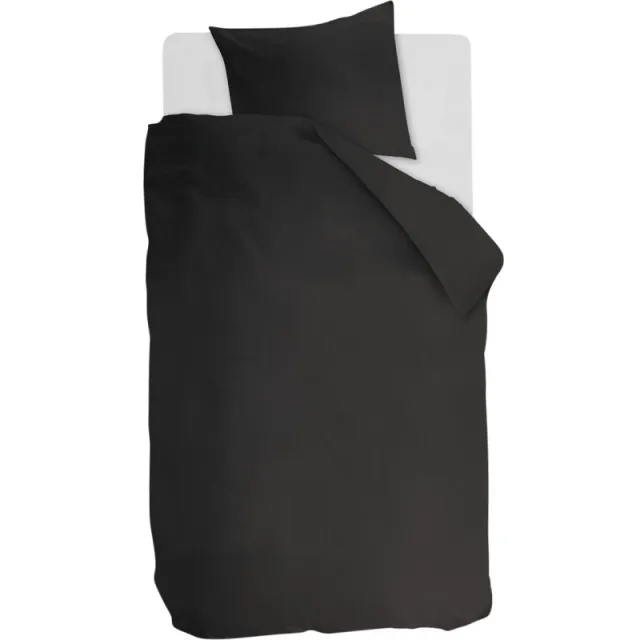 Budget Home Store Dekbedovertrek Cotton Uni Antracite