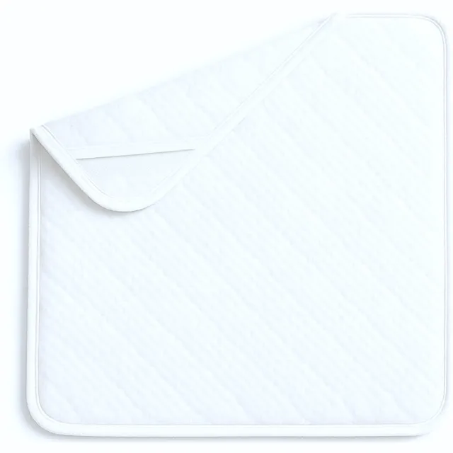 White Stone The White Stone Waterdichte Matrasbeschermer 120x190 cm met Elastieken | Ademend en Antibacterieel Matrasbeschermhoes | Stressvrij, Stil en Hypoallergeen Materiaal Bianco