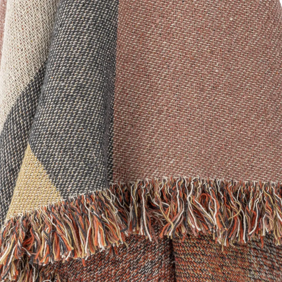 Bloomingville Arni plaid bruin, foto 5