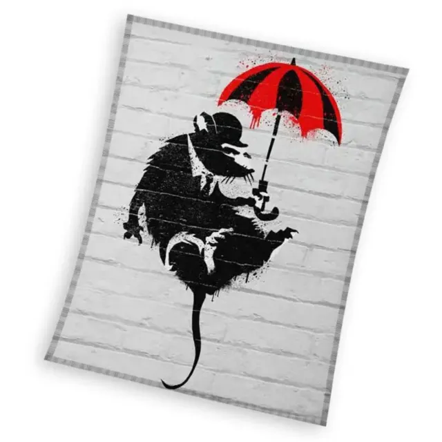 Sweet Home Rat Fleece plaid 150 x 200 cm Multicolor
