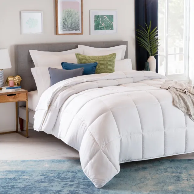 Linenspa 4-seizoenen Dekbed – Microvezel – Wit – 220x240 cm