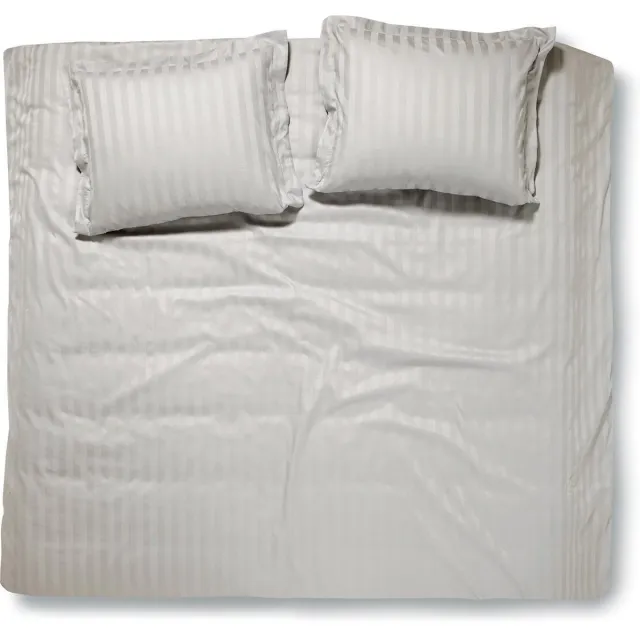 Damai Linea - Dekbedovertrek - Lits-jumeaux - 240 x 200/220 cm - Glacier + 2 kussenslopen 60x70