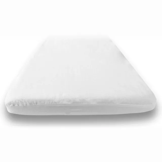 Briljant home Matrasbeschermer Waterdicht Badstof - 80x200 (Eenpersoons) - Incontinentie Hoeslaken Wit