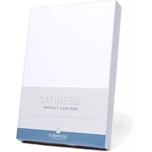 Bella Donna Satinesse Protect Moltonhoeslaken - Weiss-1000 80x210