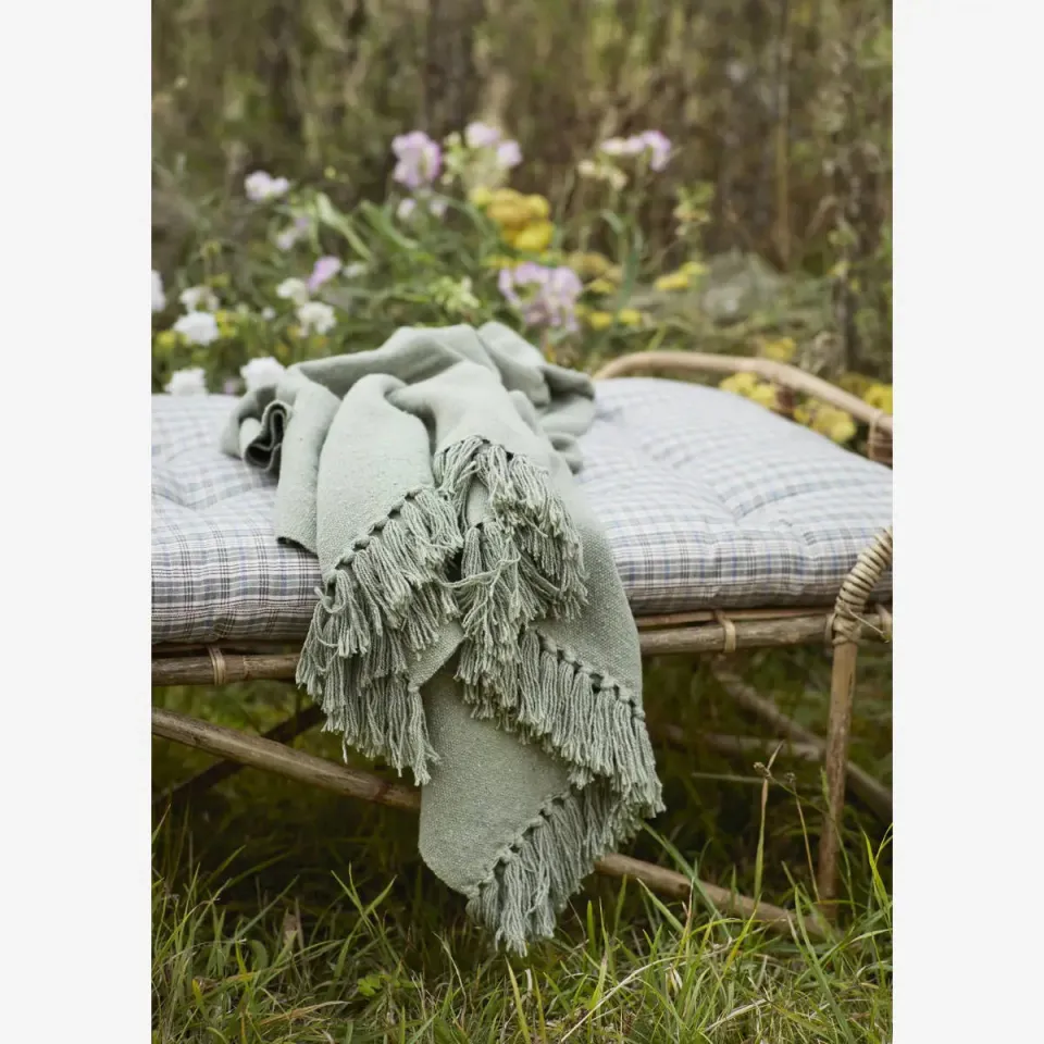 Madam Stoltz plaid groen, foto 2