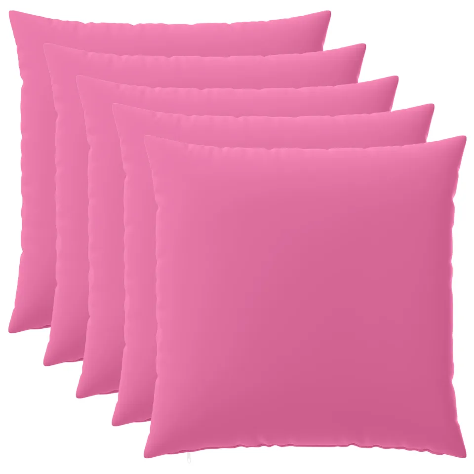 vidaXL Kussensloop 6 st HEERLEN Roze 65 x 65 cm Polyester