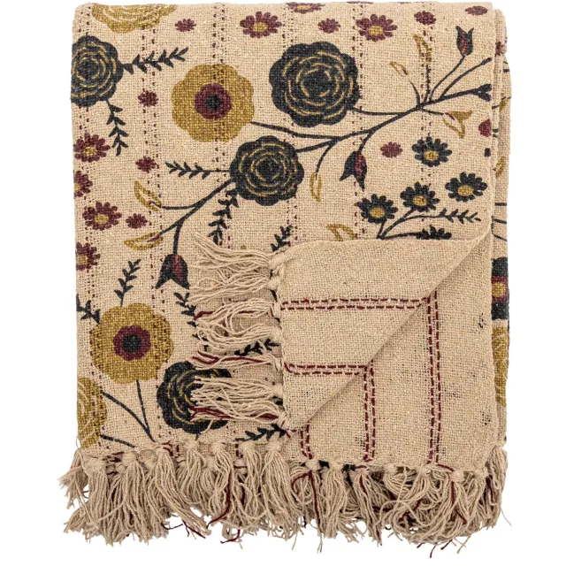 Bloomingville Eydis plaid naturel