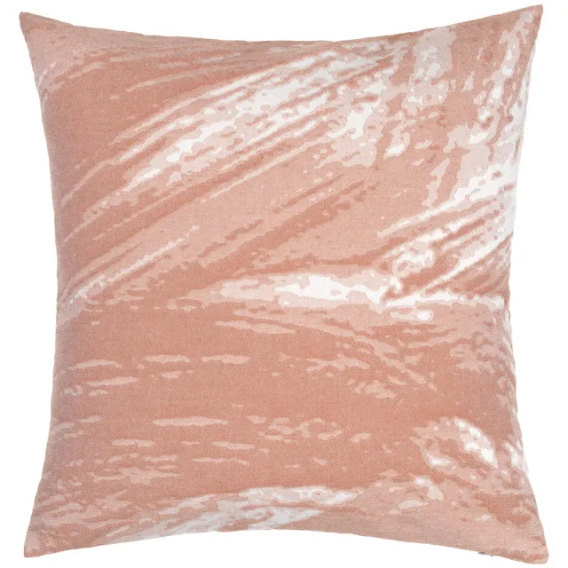 Broste Copenhagen PAINT kussenhoes roze Beige
