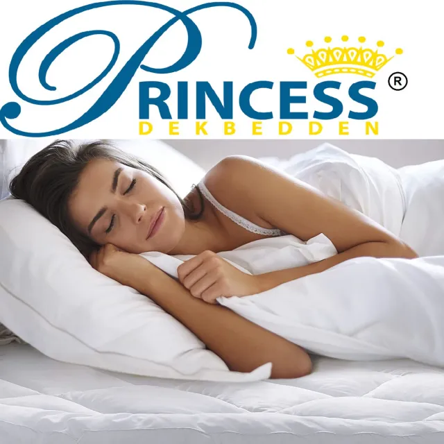 princessdekbedden Royal Touch Luxe -Hotel Kwaliteit -Princess kinderdekbed 4-seizoenen 1Persoons-XL-140x220 cm- Zomerdekbed & Winterdekbed - Anti Allergie -Antibacterieel- Anti-huisstofmijt+ Hoofdkussen 60x70cm Wit