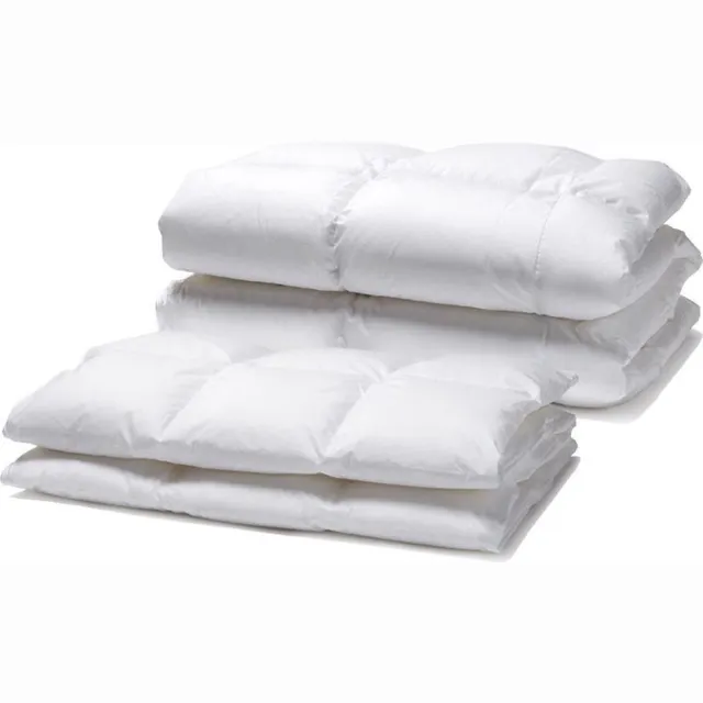 White Cloudz Donzen dekbed Graz - 90% eendendons - 260 x 240 - 4-seizoenen Wit