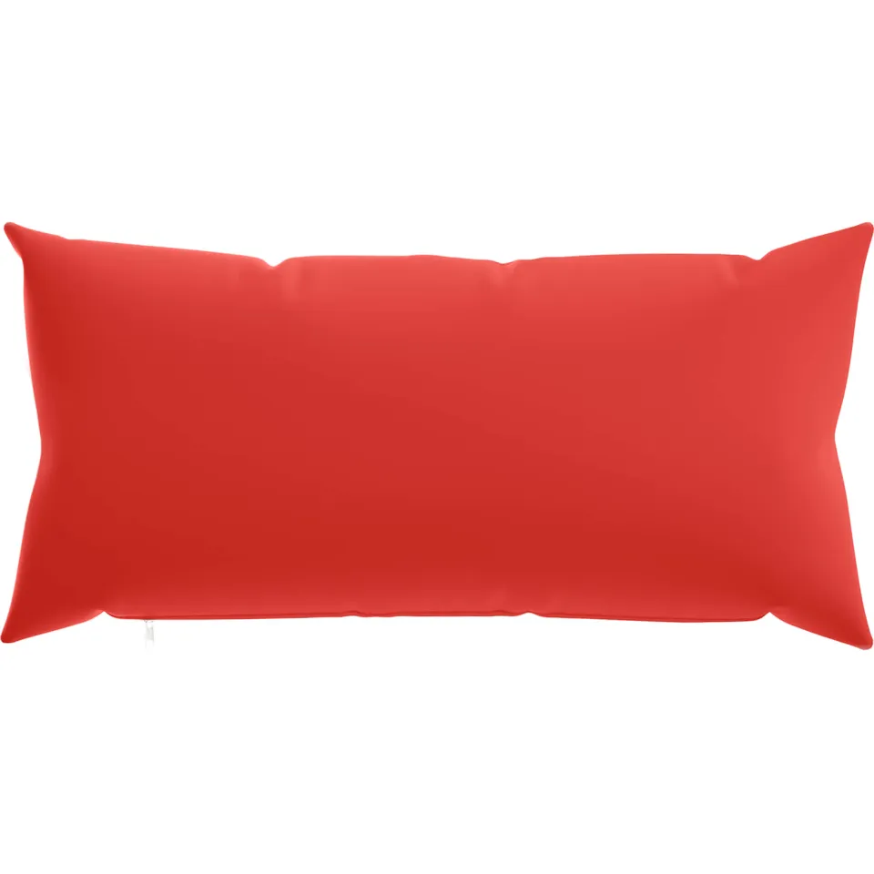 vidaXL Kussensloop 2 st HEERLEN Rood 40 x 80 cm Polyester