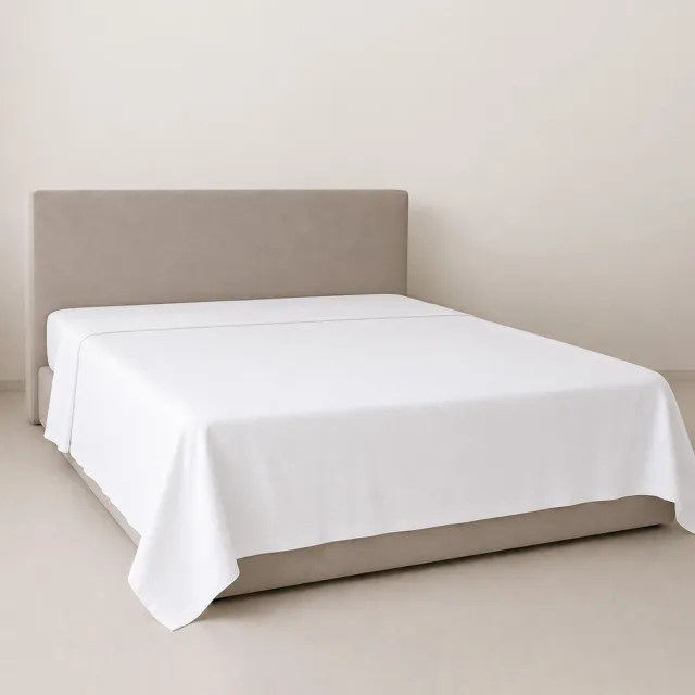 AMSTELINEN Laken – Premium Hotelkwaliteit – TENCEL™ Lyocell Sateen – Signature White – Koeler Slapen, Zacht, Ademend & Strijkvrij