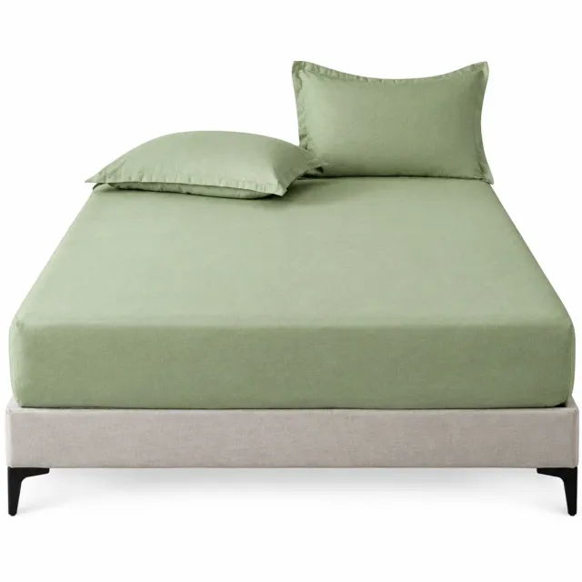 SWGOTA Groene kussenslopen, set van 2 - Effen polyester voor bedkussens