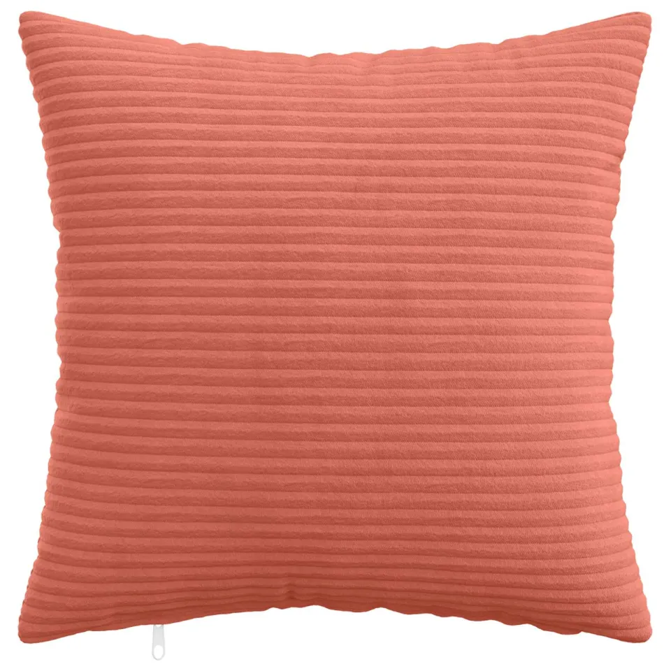 vidaXL Kussensloop 12 st HEERLEN Rood-oranje 40 x 40 cm corduroy