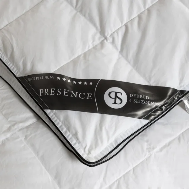 Presence Dekbed Dons Platinum - 4 Seizoenen - Maat: 140 x 200 Wit