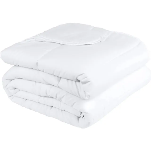 Famanu Lichtgewicht anti-mijt dekbed voor de lente/zomer, 180 x 220 cm, 150 g/m², wit Neutraal