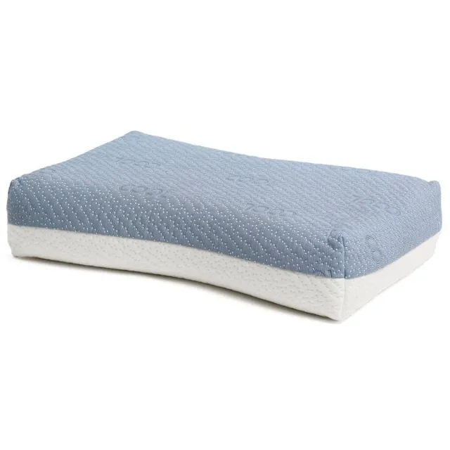 AM Products AM-Products Inventio - Neksteunkussen- natuurlatex - Soft - 12cm - 40x60cm - Cool - Coolhoes wit