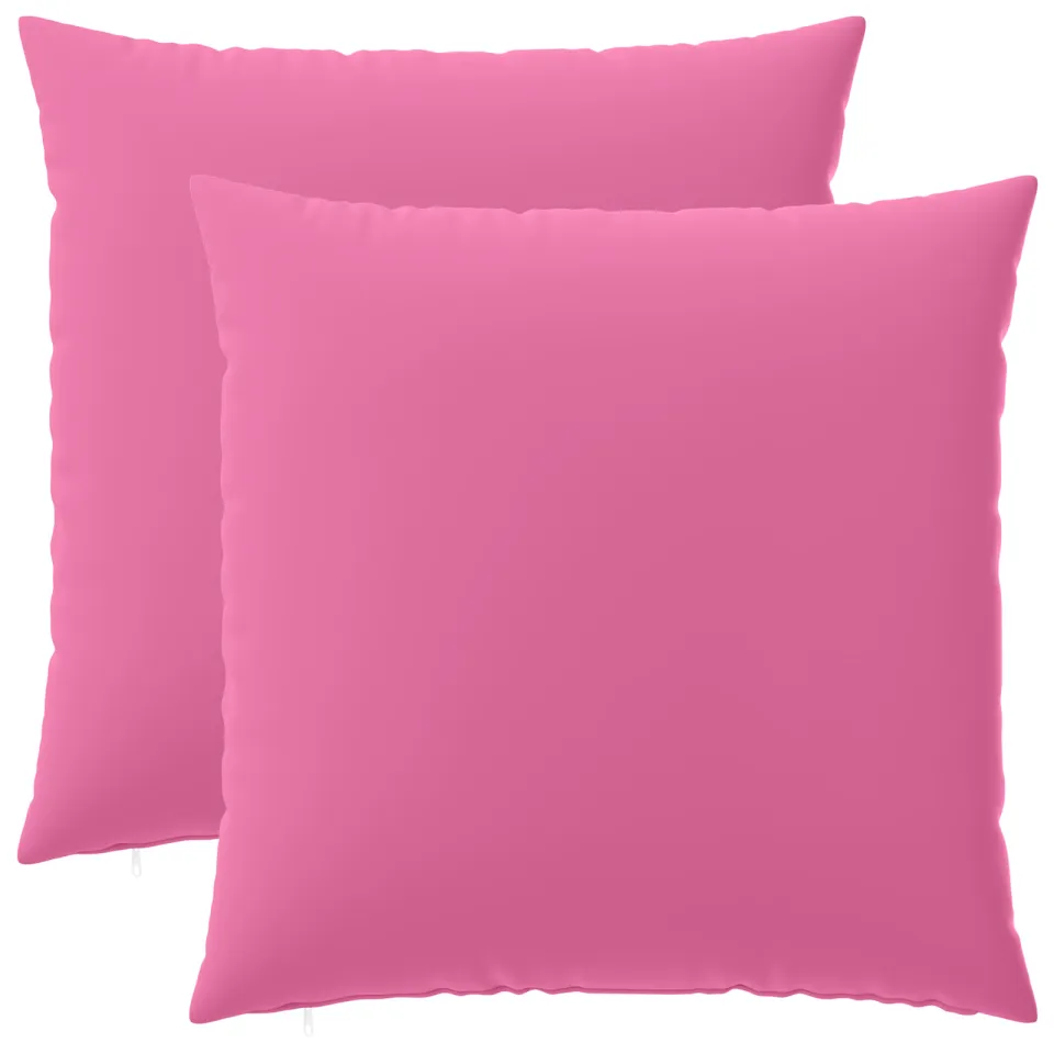 vidaXL Kussensloop 2 st HEERLEN Roze 65 x 65 cm Polyester