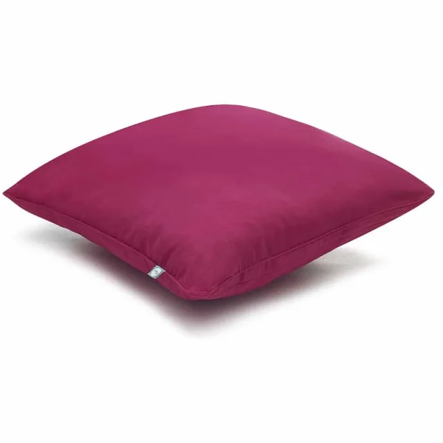 Mumla Basic Malinowa Kussensloop 40x40 cm - 100% Katoen met Rits Roze