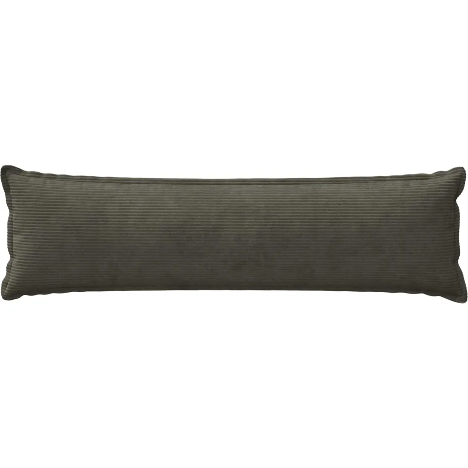 vidaXL Kussensloop HOUTEN Antraciet 40 x 145 cm corduroy Anthraciet