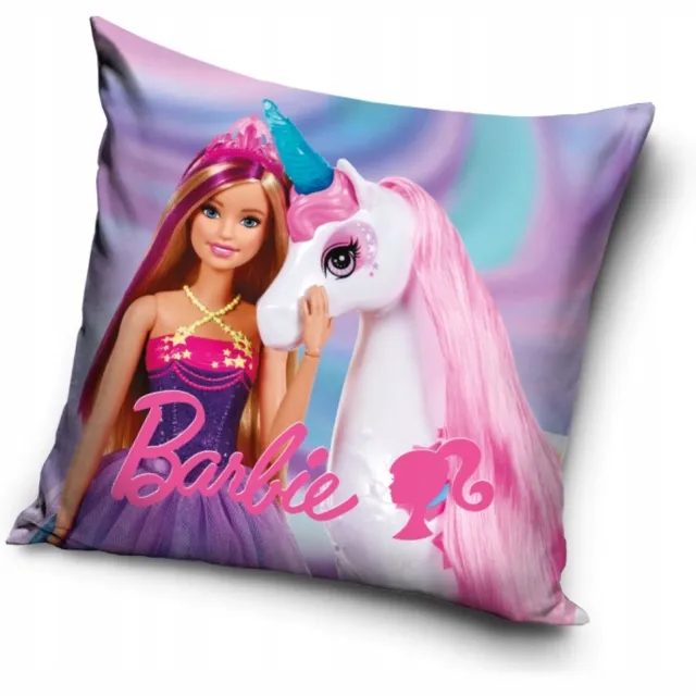 Barbie Kussensloop 40x40 cm - Vrolijk en Duurzaam Multicolor