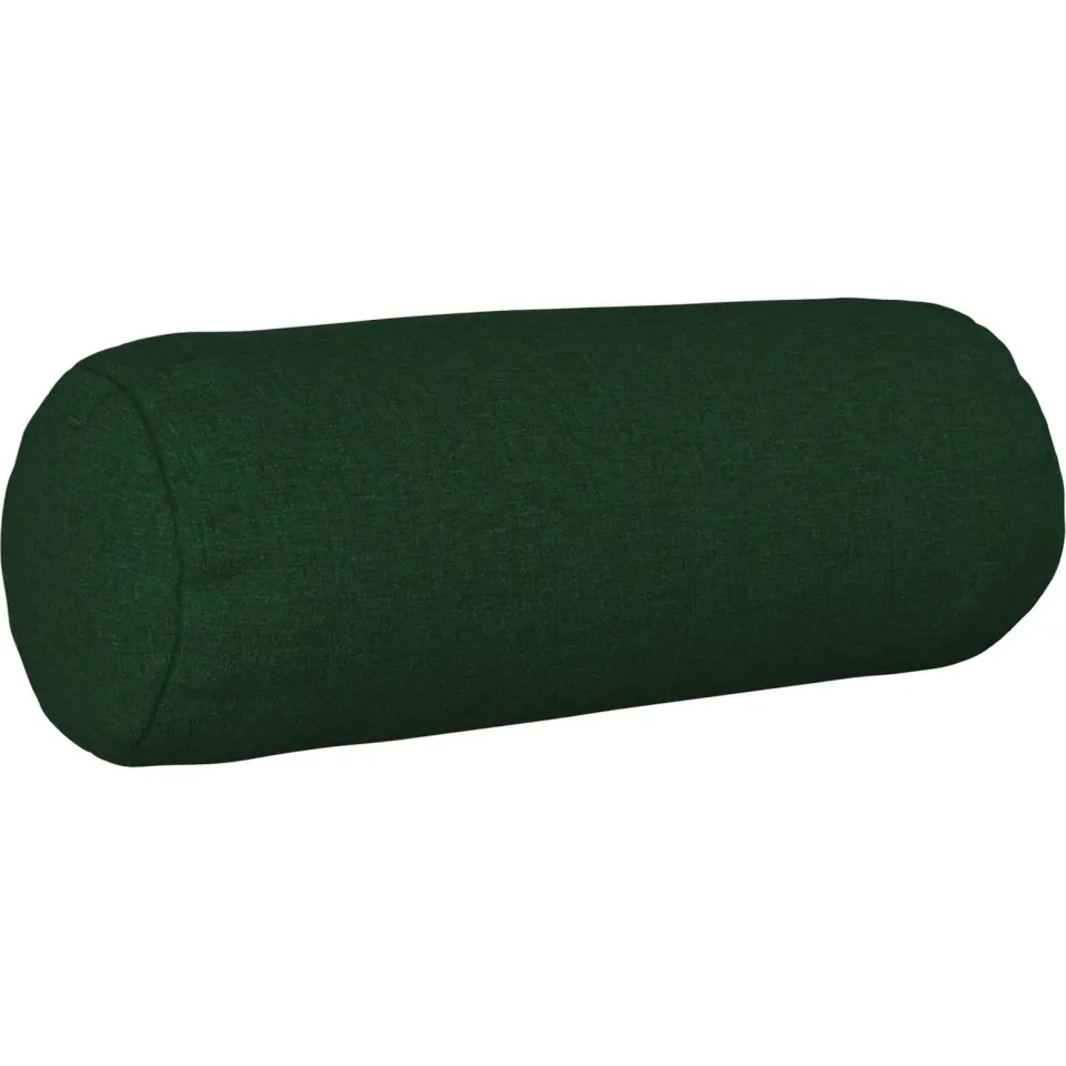 vidaXL Kussensloop 6 st HEERLEN Donkergroen Dia. 15 x 40 cm Stof
