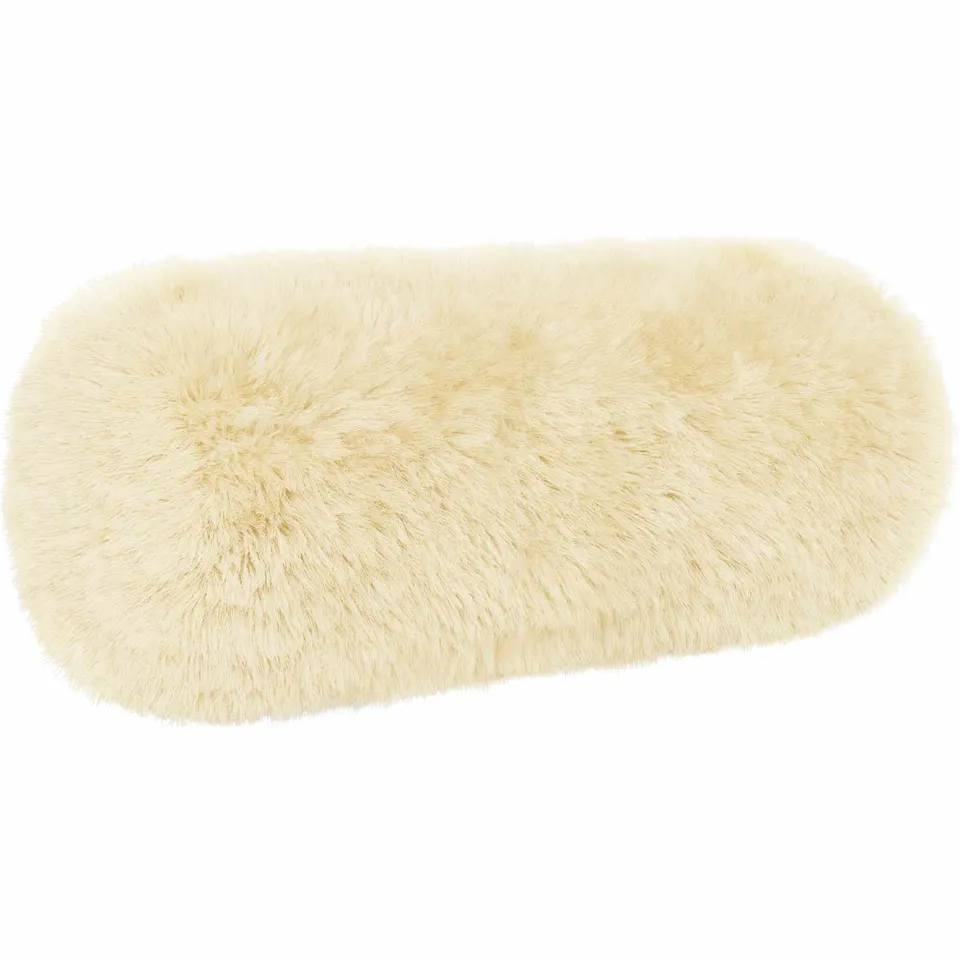 vidaXL Kussensloop 6 st HEERLEN Crèmekleurig Dia. 15 x 40 cm PV Fleece