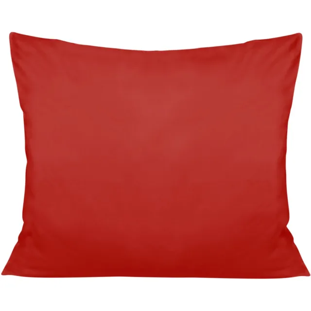 Darymex Katoen Satijn - Kussensloop - 100% Katoen - 40x60 cm - Rood Egaal