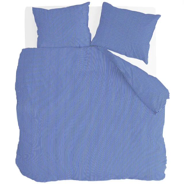 BYRKLUND Dekbedovertrek Nordic Blue - 100% Katoen (BCI) - Blauw, foto 2