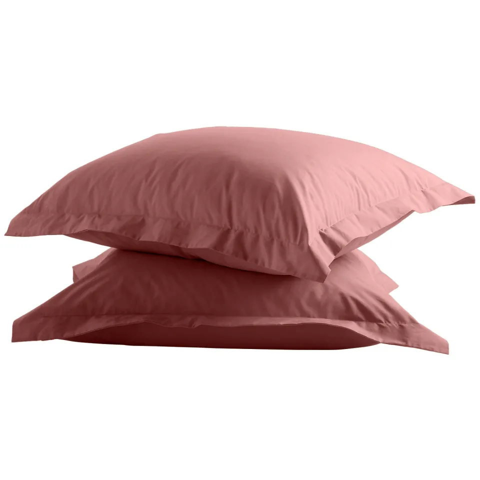 Studio LIVIT percale katoenen kussensloop 60x70 cm donkerroze, foto 3